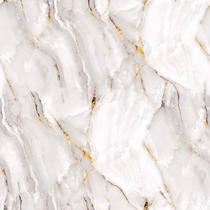 Papel de Parede Autoadesivo Vinilico Reforma Mármore Marmorizado Dourado Branco Cozinha Banheiro