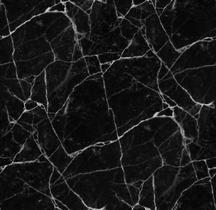 Papel de Parede Autoadesivo Vinílico Reforma Marmorizado Preto Branco Mármore Cozinha Sala