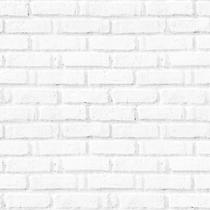 Papel de Parede Autoadesivo Vinílico Reforma Tijolinho Branco Tijolo Blocos