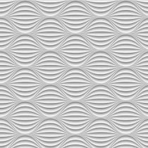 Papel De Parede Autocolante 3D Branco E Cinza Para Quartos E Sala Com Efeito De Sombras