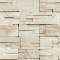 Papel de Parede autocolante - Estilo Pedra retângulos Bege - Vinil