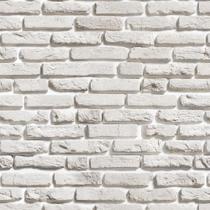Papel de Parede autocolante - Estilo Pedra tijolos Brancos 3D - Vinil