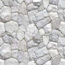 Papel de Parede autocolante - Estilo Pedras Brancas geométricas 3D - Vinil