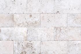 Papel de Parede autocolante - Estilo Pedras Geométricas Brancas - Vinil