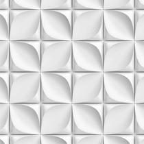 Papel de Parede Autocolante Geométrico 3D Flowers 2,50m Papel de Parede Autocolante Geométrico 3D Flowers 2,50m