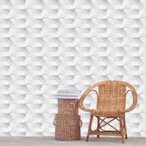 Papel de Parede Autocolante Geométrico 3D Hexagonal 250