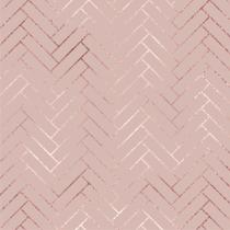 Papel de Parede Autocolante Geométrico Rose Zayra 2,70m - Inove Papéis de Parede