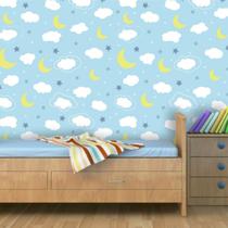 Papel de Parede Autocolante Infantil Céu Estrelado 270