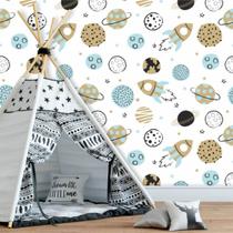 Papel de Parede Autocolante Infantil Planetas Cute 250