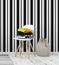 Papel De Parede Autocolante listrado Em Tons preto E Branco Papel De Parede Autocolante listrado Em Tons preto E Branco