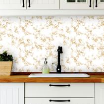 Papel de Parede Autocolante Mármore em Tons de Bege 270 Papel de Parede Autocolante Mármore em Tons de Bege 270