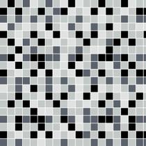Papel de Parede Autocolante Pastilhas Quadriculada Cinza Com Alguns Quadrados Preto E Branco Papel de Parede Autocolante Pastilhas Quadriculada Cinza Com Alguns Quadrados Preto E Branco