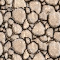 Papel de Parede Autocolante Pedras Arredondadas estilo 3D - Vinil
