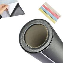 Papel De Parede Autocolante Revestimento Adesivo Preto + Giz