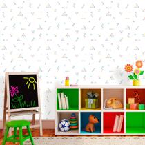 Papel de Parede Autocolante Vinil Baby Soft Triangles Papel de Parede Autocolante Vinil Baby Soft Triangles