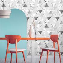 Papel de Parede Autocolante Zara Onix Metallic Silver 250