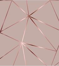 Papel De Parede Autocolante Zara Rose Gold Sala Quarto Escritório Diversas Medidas - Arth Decor