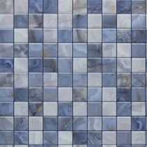 Papel De Parede Azulejo Clássico Tons De Azul - 3,30x0,50m