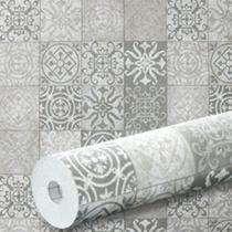 Papel de Parede Azulejos Vintage C/ Textura Adesivo Resistente Autocolante e Impermeável Cozinha Copa