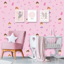 Papel De Parede Baby Bailarinas Encantadas Papel De Parede Baby Bailarinas Encantadas