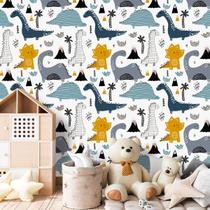 Papel de Parede Baby Dinos Quarto Menino Dinossauro 3,00m