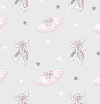 Papel de Parede Ballet para Quarto de Bailarina 57x270cm Papel de Parede Ballet para Quarto de Bailarina 57x270cm