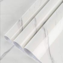 Papel de parede BAYYA White Marble Autoadesivo Vinil 5m Papel de parede BAYYA White Marble Autoadesivo Vinil 5m
