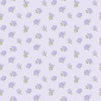 Papel De Parede BimBum 2223 Vinílico Flores Lilas Boradecor