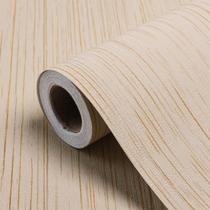 Papel de parede Biyoee Beige Grasscloth Peel and Stick 1,31 pés x 100 pés