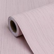 Papel de parede Biyoee Pink Grasscloth Peel and Stick 1,31 pés x 25 pés