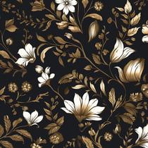 Papel de parede BOKEBEVE Retro Leaf Peel and Stick 44,45x498,47cm
