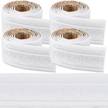 Papel de parede Border CRASPIRE Crown Molding White 29,5 pés x 8,0 cm