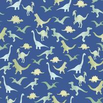 Papel de Parede Bosque da Imaginação Dinossauro Azul 80614