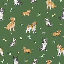 Papel de Parede Bosque da Imaginação Infantil Verde 80997