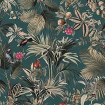 Papel de Parede Botânica HF Folhagem Verde 81697