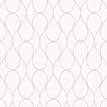 Papel de Parede Branco Adesivo Abstrato 2,70x0,57m Papel de Parede Branco Adesivo Abstrato 2,70x0,57m