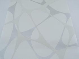 Papel de Parede - Branco com Arabesco Cinza com Brilhos - Rolo com 10m x 53cm - LMS-PPY-8121-1