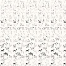 Papel De Parede Cachorros Desenho Preto Adesivo Decorativo Papel De Parede Cachorros Desenho Preto Adesivo Decorativo
