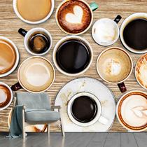 Papel de Parede Café Cafeteria Xícara Espresso Sala Painel - 204pcp