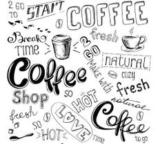 Papel De Parede Cantinho Do Café Coffee Branco - 1,50x0,50m