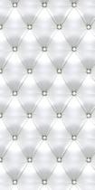 Papel de Parede Capitonê Couro Cabeceira Branco 3D Adesivo CO 05 Papel de Parede Capitonê Couro Cabeceira Branco 3D Adesivo CO 05