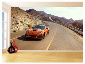 Papel De Parede Carro Corvette Chevrolet Chevy 3,5M Car39