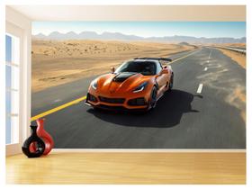 Papel De Parede Carro Corvette Chevrolet Chevy 3,5M Car40