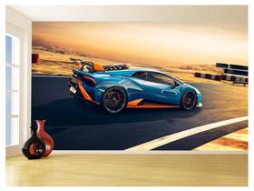 Papel De Parede Carro Lamborghini V10 Huracan 3,5M Car210