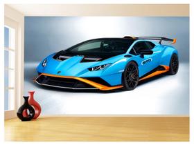 Papel De Parede Carro Lamborghini V10 Huracan 3,5M Car211