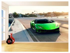 Papel De Parede Carro Lamborghini V10 Huracan 3,5M Car225