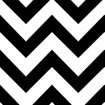 Papel De Parede Chevron Branco E Preto - 3,00x0,50m Papel De Parede Chevron Branco E Preto - 3,00x0,50m