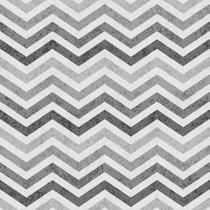 Papel De Parede Chevron Em Tons De Cinza - 3,00x0,50m