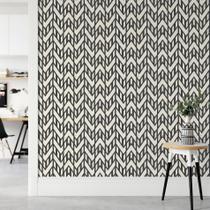 Papel de Parede Chevron Tribal para Sala 57x270cm Papel de Parede Chevron Tribal para Sala 57x270cm