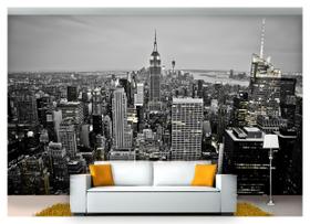Papel De Parede Cidade Prédios Nova York 3D 6M² Ncd209